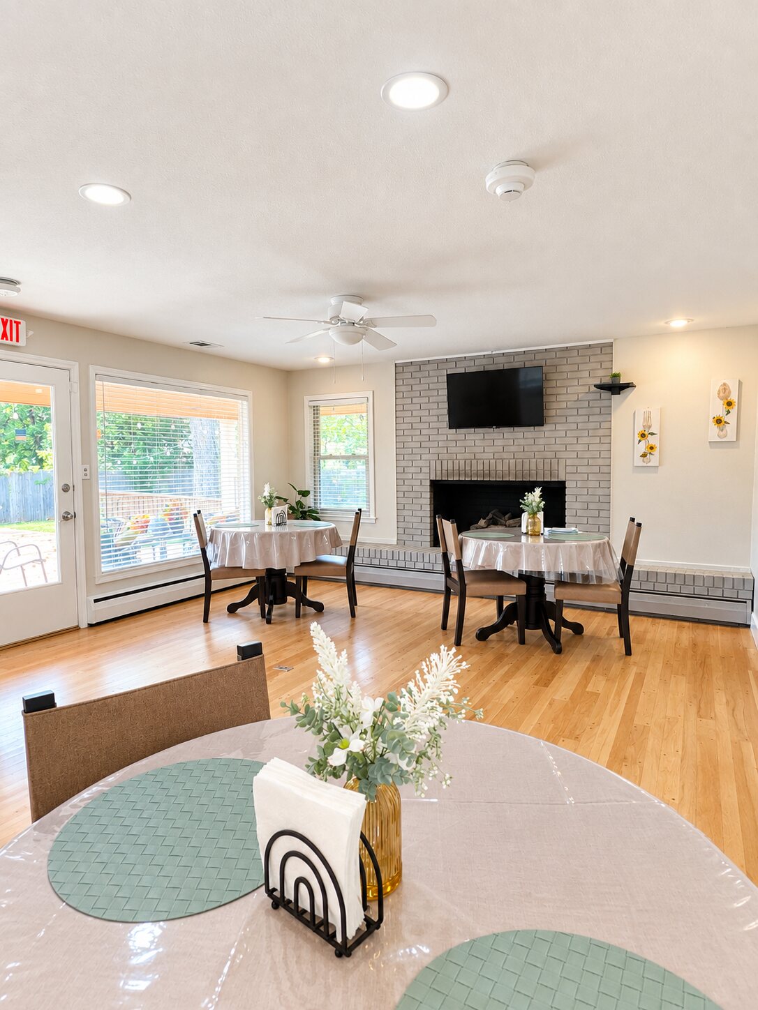 Bright dining area at Graceful Living